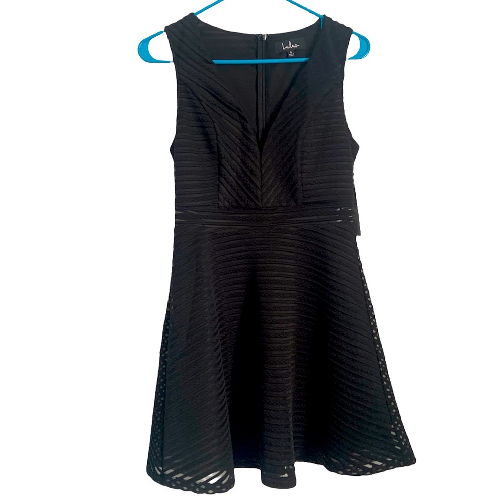 NWT Black Lulu’s Skater Dress S